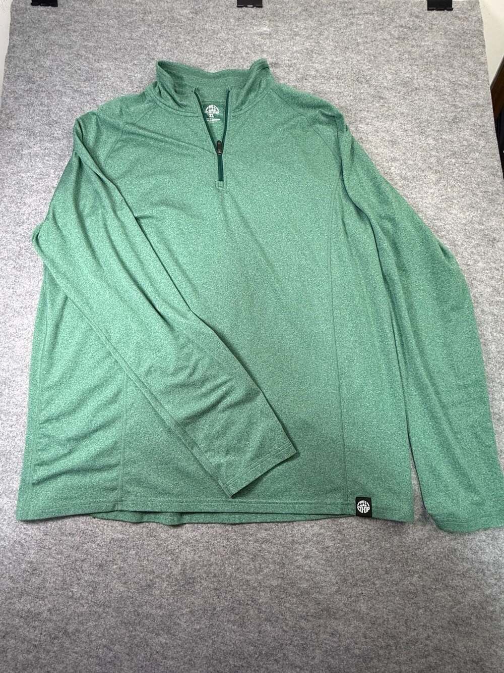 REI Co-op Men's Midweight Base Layer Half-Zip Pullover Green